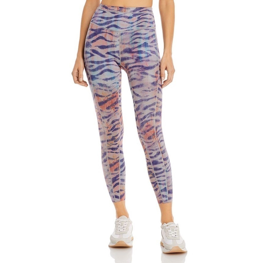 Free People FP Movement Womens Beat the Heat Reversible Leggings‎ Purple Size S